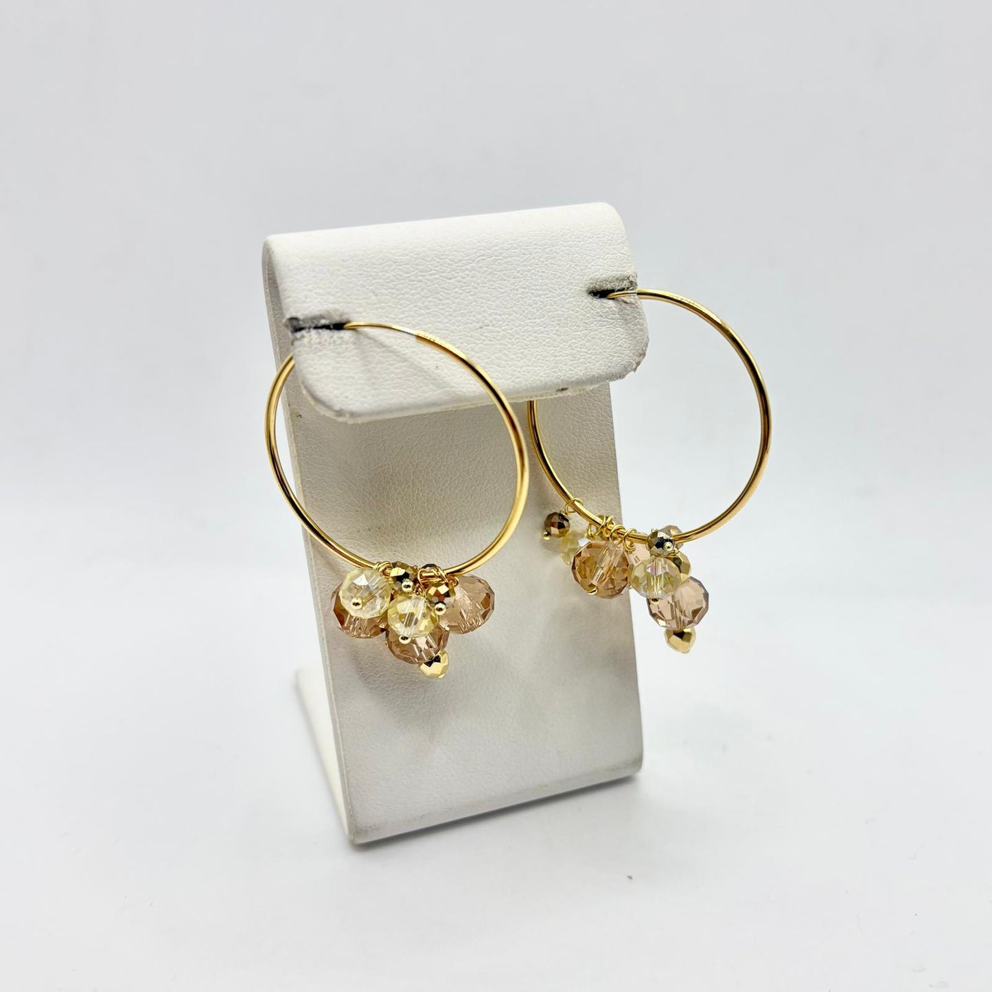 COR LISCIO CON PENDENTI MARRONI E VERDI