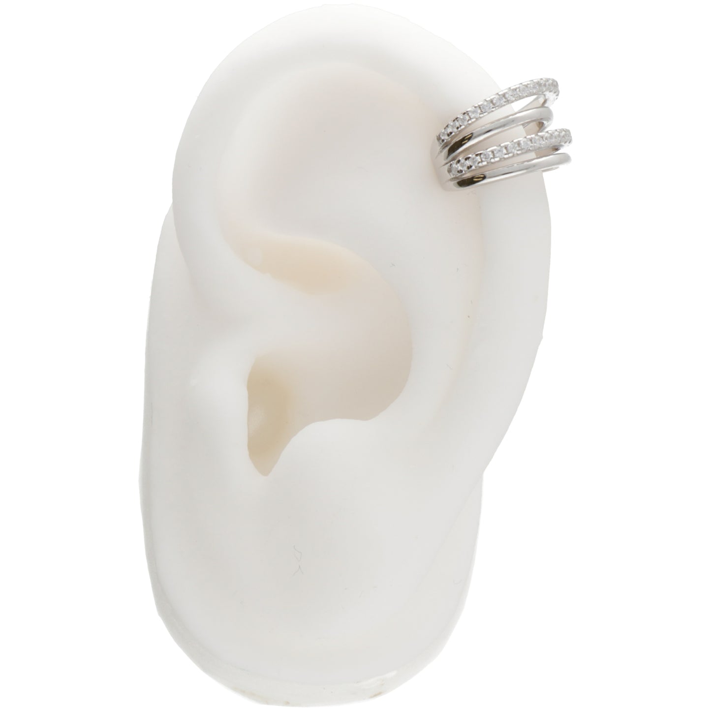 EARCUFF 4 FILI LISCI E ZIRC
