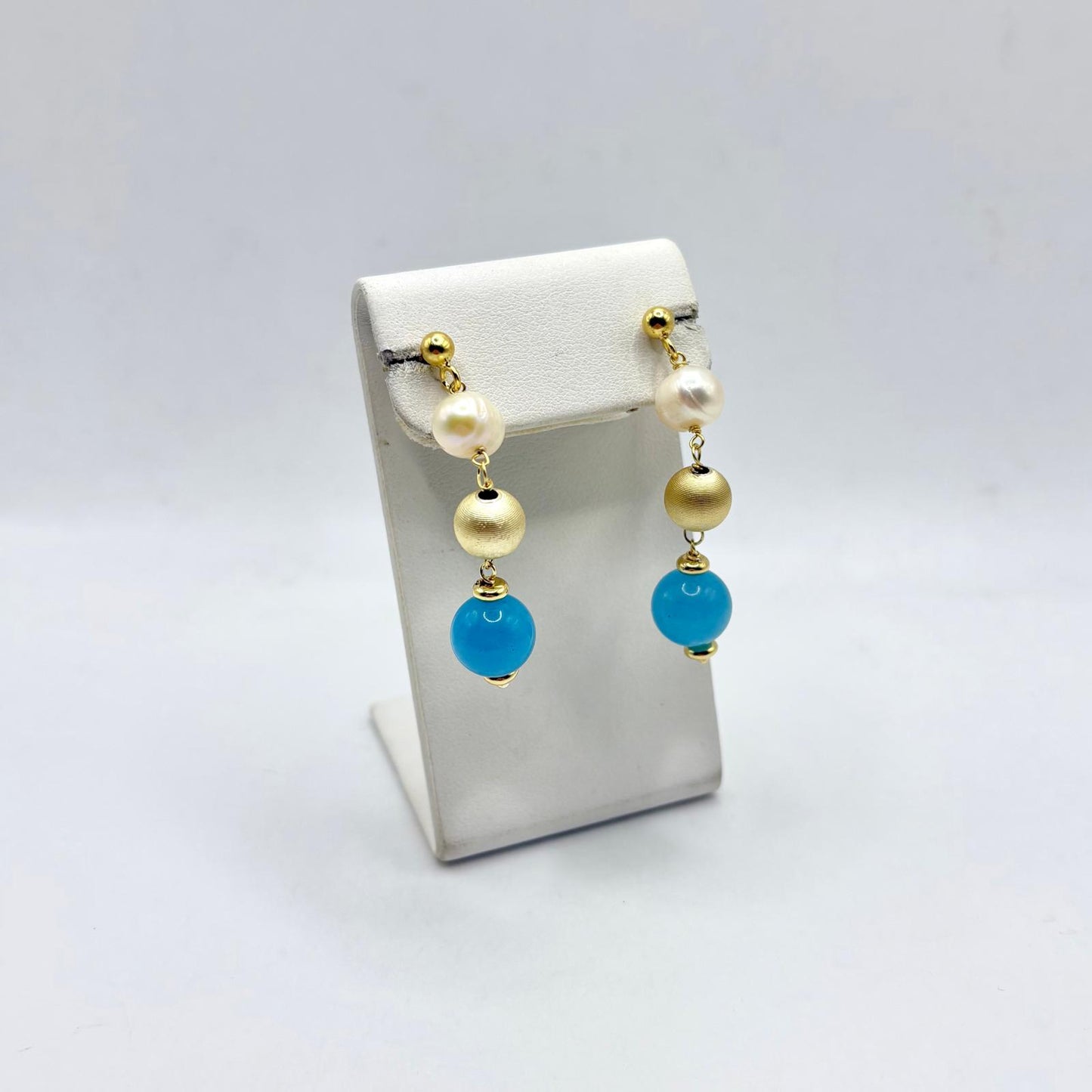 OPN PIETRE BLU + PERLE + ELE SATINATI