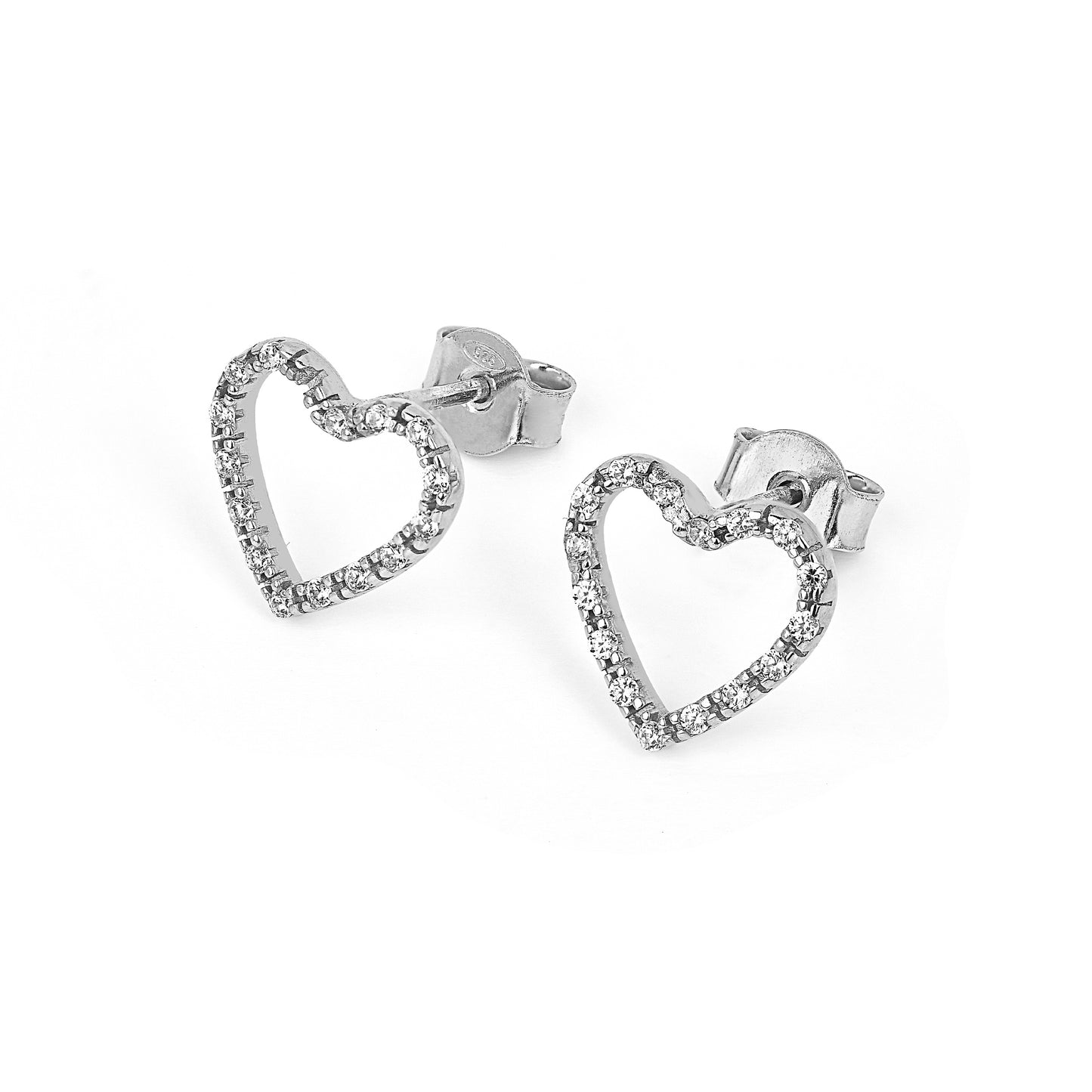 OR CUORE TRAFORATO ZIRCONI