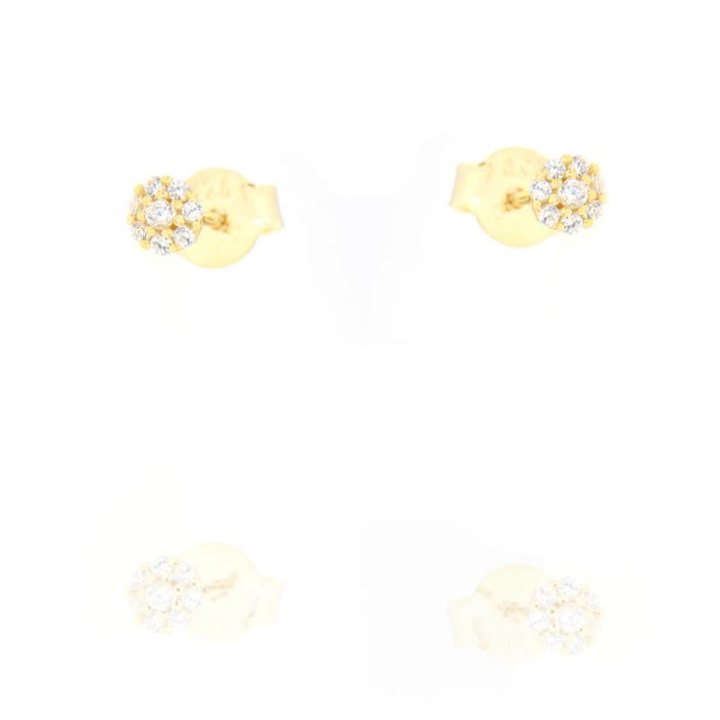 OR FIORELLINO ZIRCONI 4MM