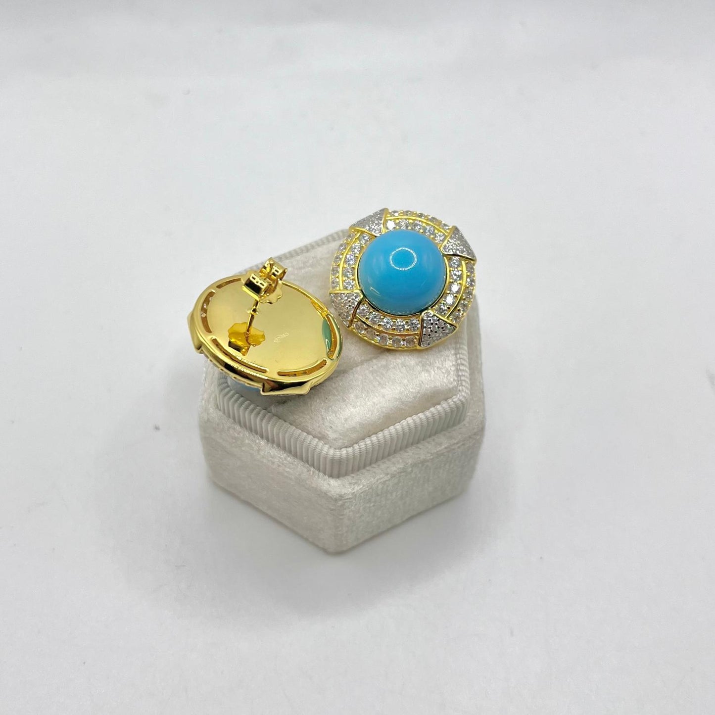 OR PIETRA AZZURRA E ZIRCONI