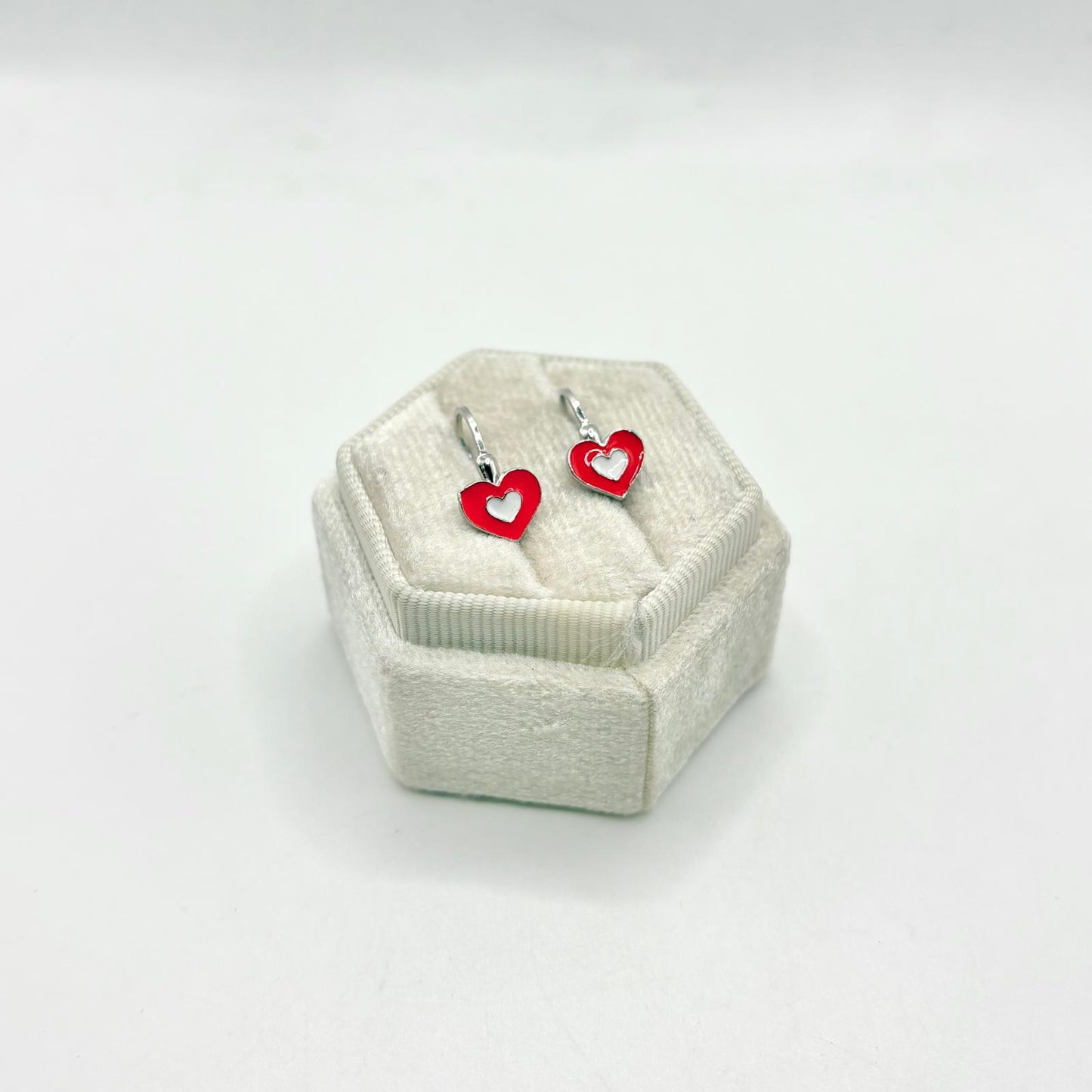 ORB MONACHELLA CUORE SMALTO ROSSO