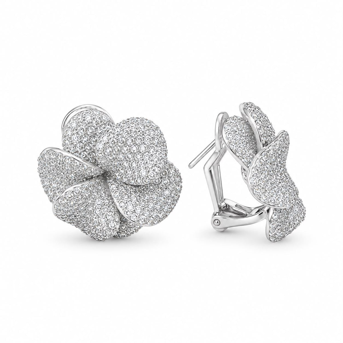 OR BRONZO CLIP CON PERNO FIORI PAVE’