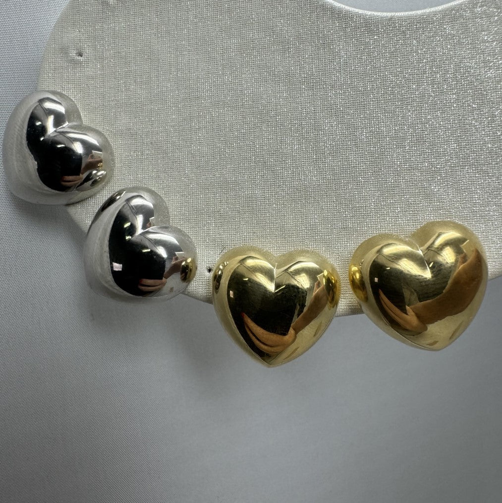 OR CLIP WITHOUT PIN, DOMED HEART