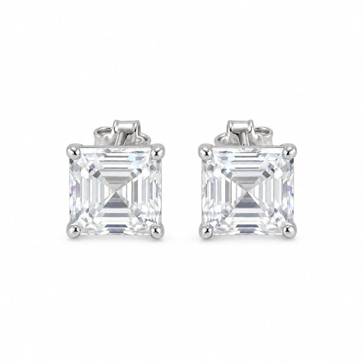 OR PUNTO LUCE MOISSANITE CARRE’ 8MM