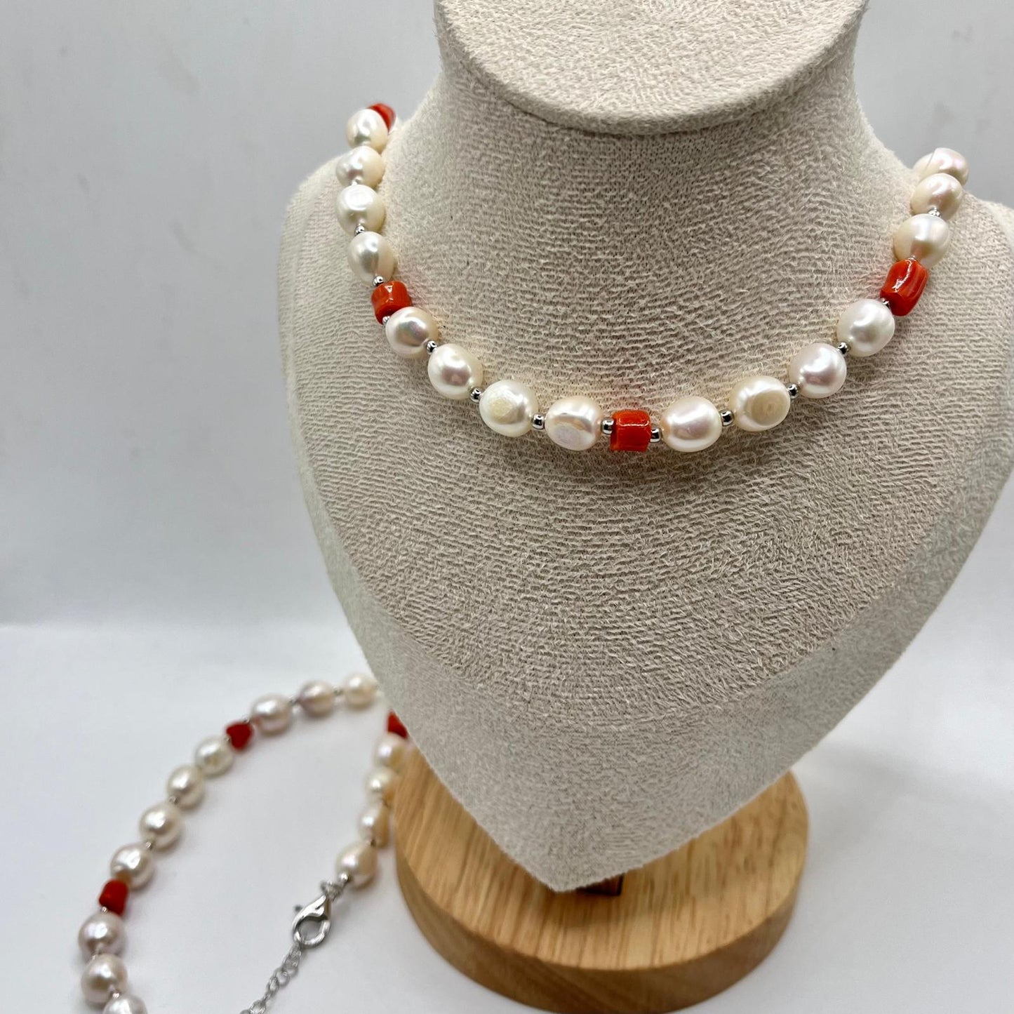 CL LUNGA STONE PERLE E CORALLO