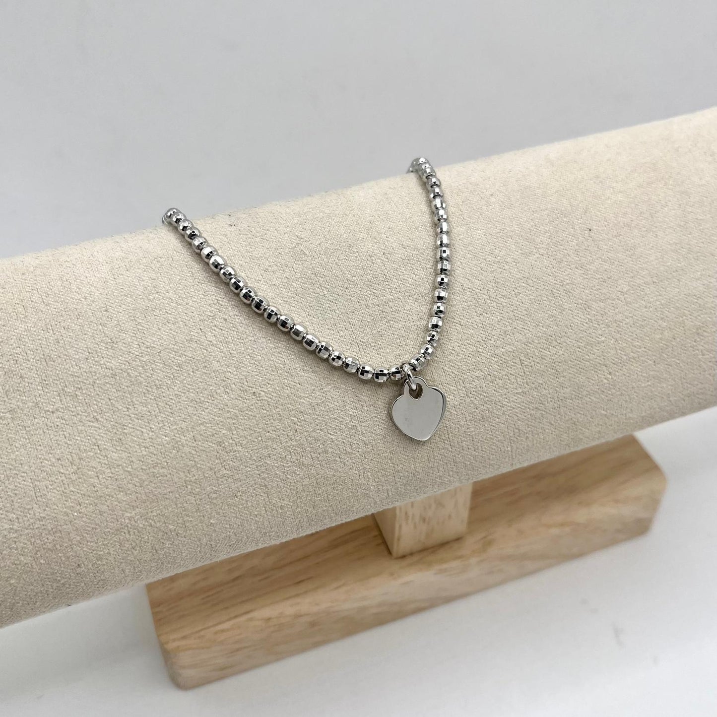 BR PALLINE 3 MM LAVORATE CUORE PICCOLO