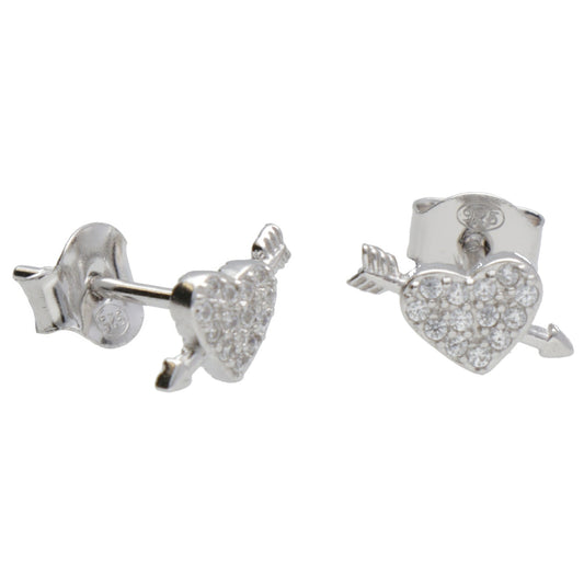 OR CUORE CON FRECCIA CON ZIRC