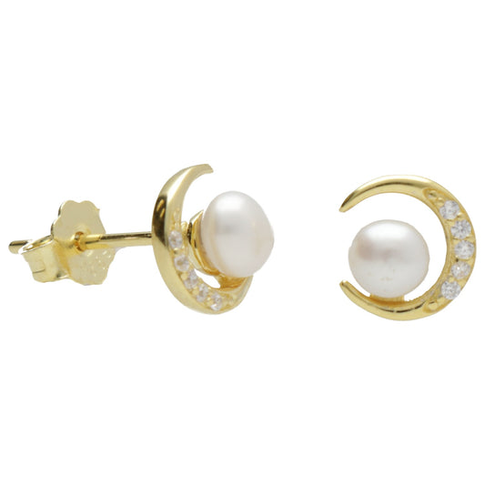 OR PERLA CON ZIRC LUNA