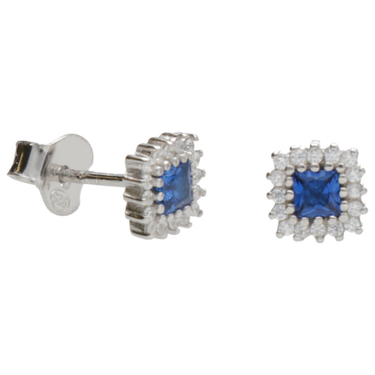 OR QUADRATO ZIRC + PIETRA COLORATA CENTR