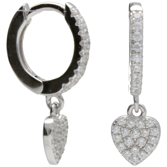 OR CAMP ZIRC 2MM + CUORE ZIRC PENDENTE