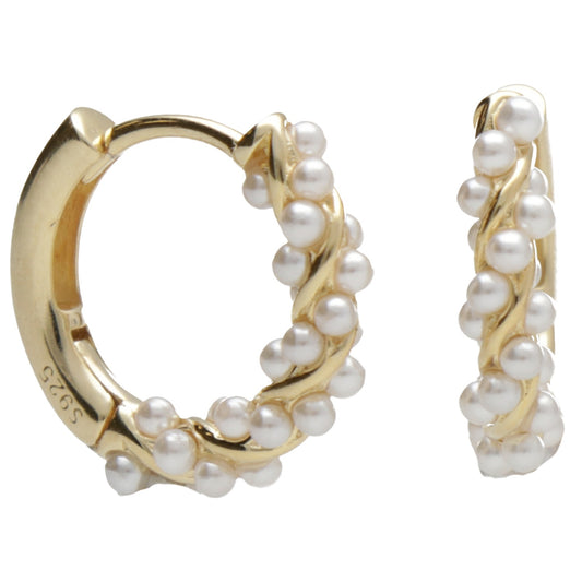 OR CERCHIO CON PERLE MINI