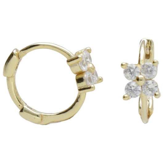 OR HELIX CON FIORE ZIRC