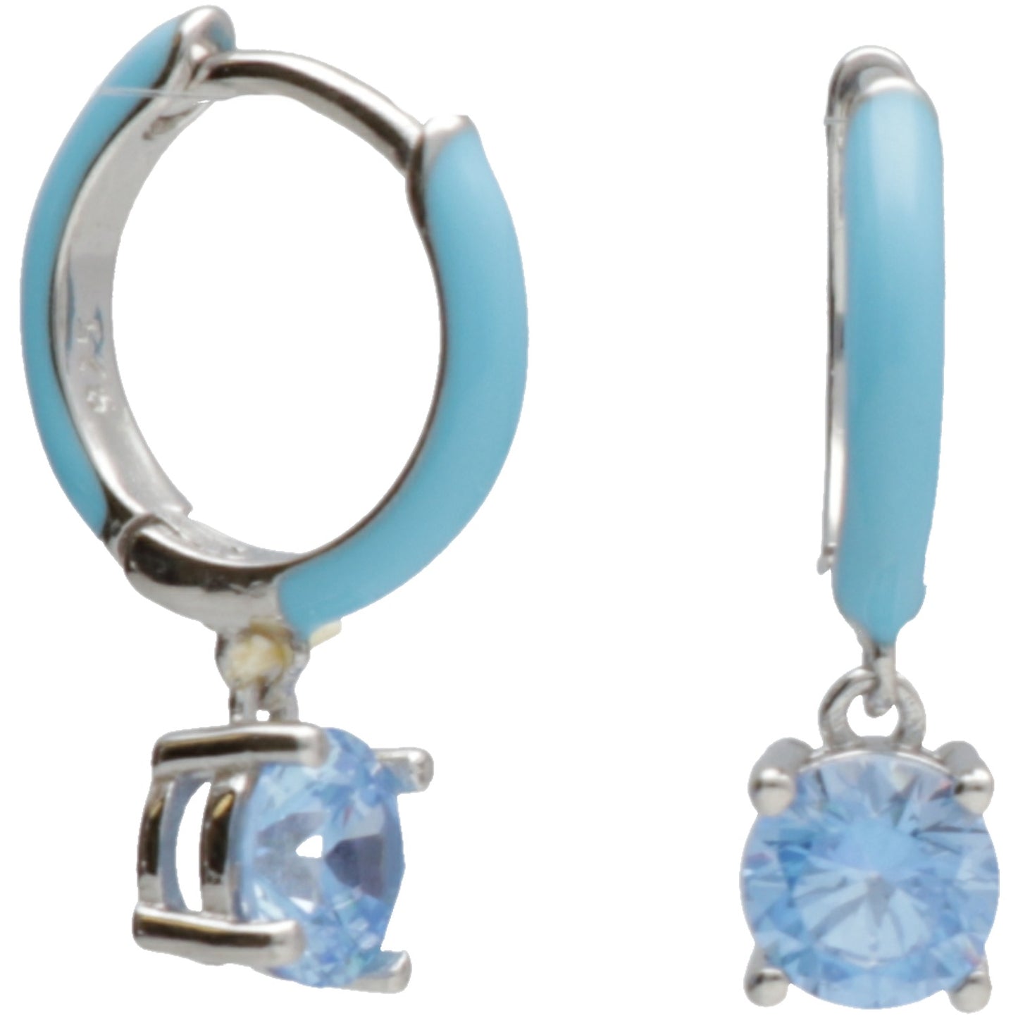 OR CAMPANELLA ZIRCONE AZZURRO