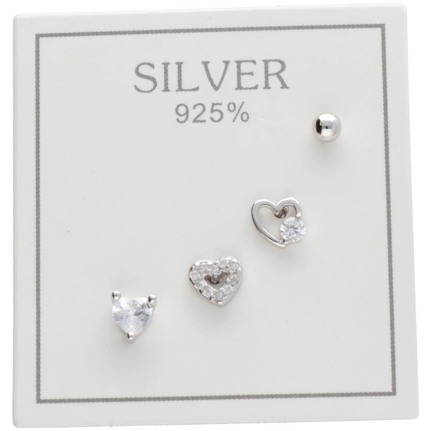 SET ORECCHINI CUORI