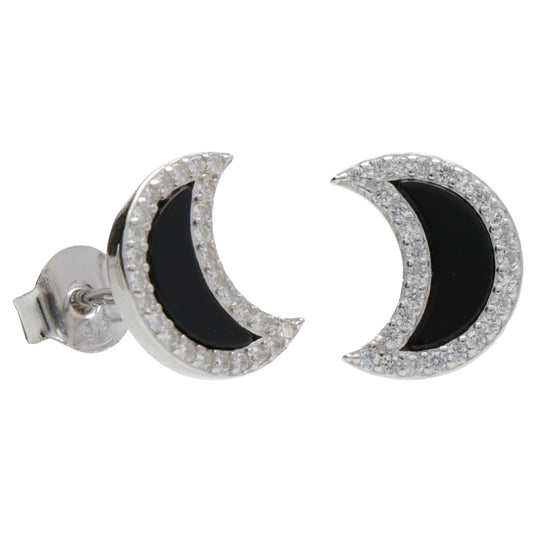 OR MEZZALUNA MADREPERLA E ZIRC