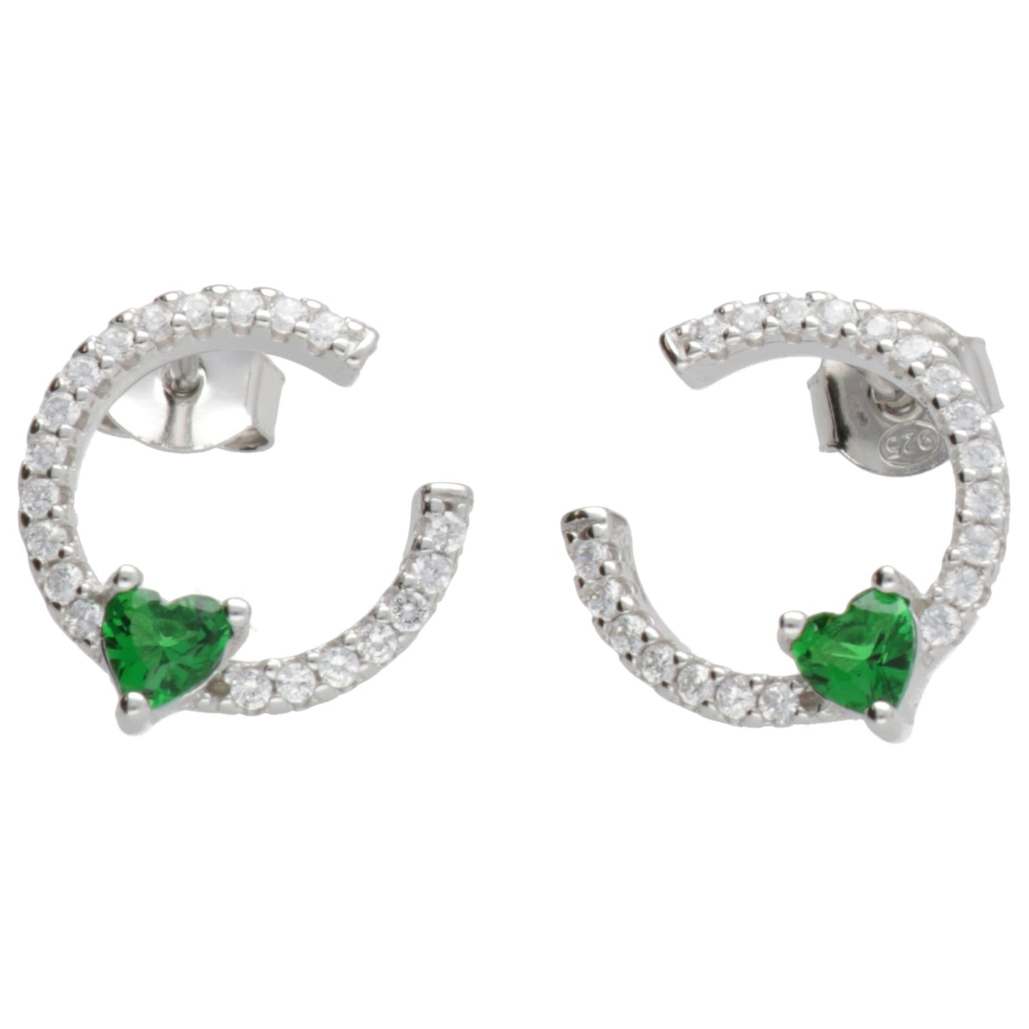 OR CERCHIO ZIRC CON CUORE COLORATO