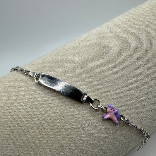 BR TARGHETTA UNICORNO SMLT