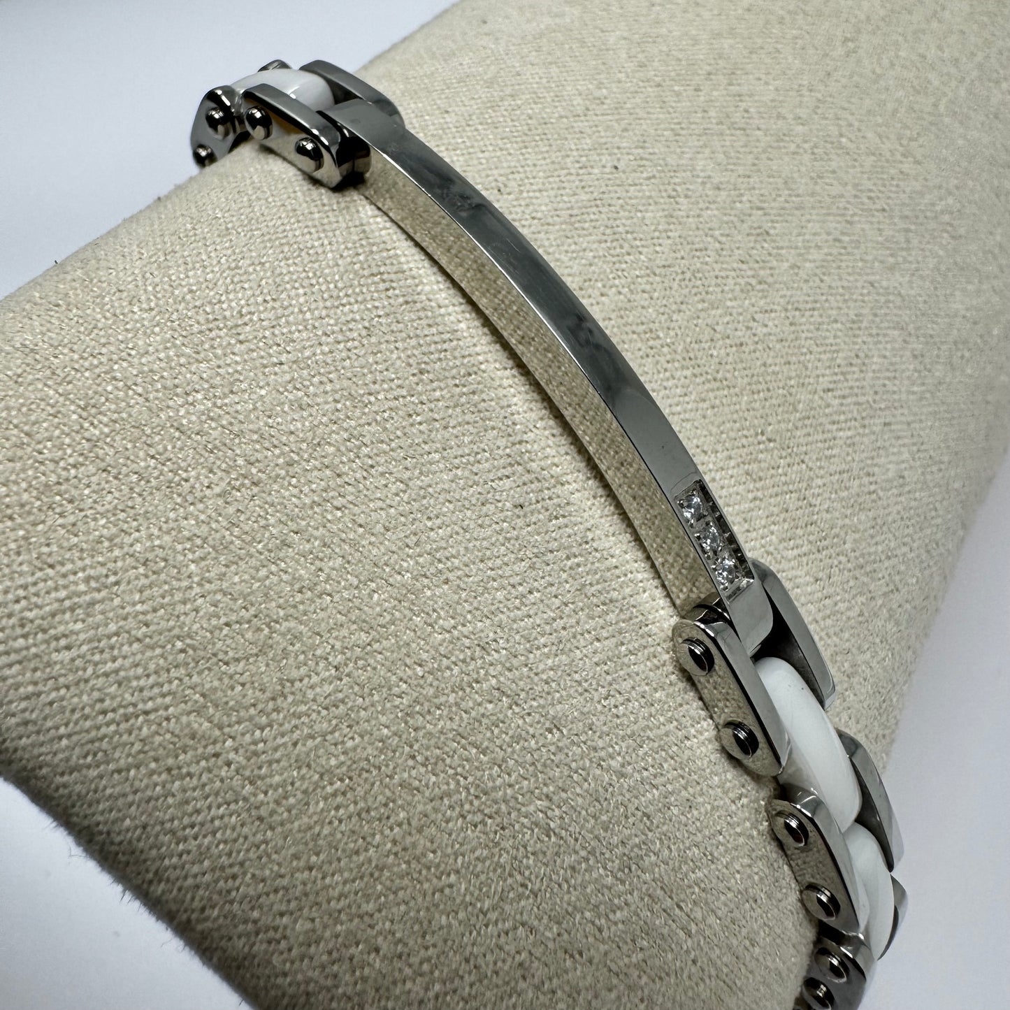AC BRACELET PLATE + ZIRC