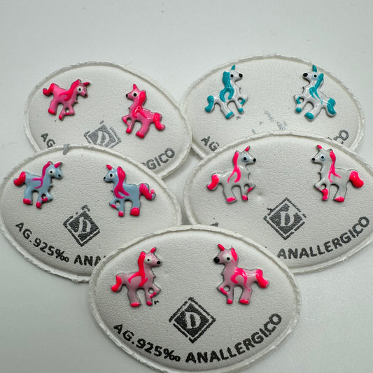 OR BIMBA UNICORNO SMALTATO