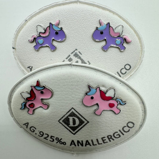 OR BIMBA UNICORNO SMALTATO