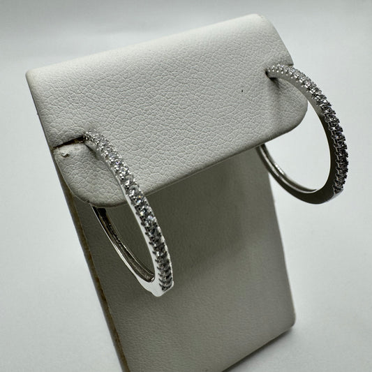 OR CERCHI ZIRCONI 2MM 2,4CM