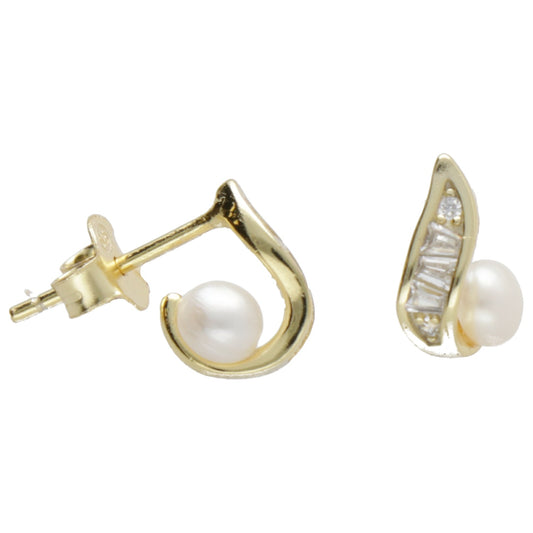 OR PERLA SPIRALE ZIRCONI