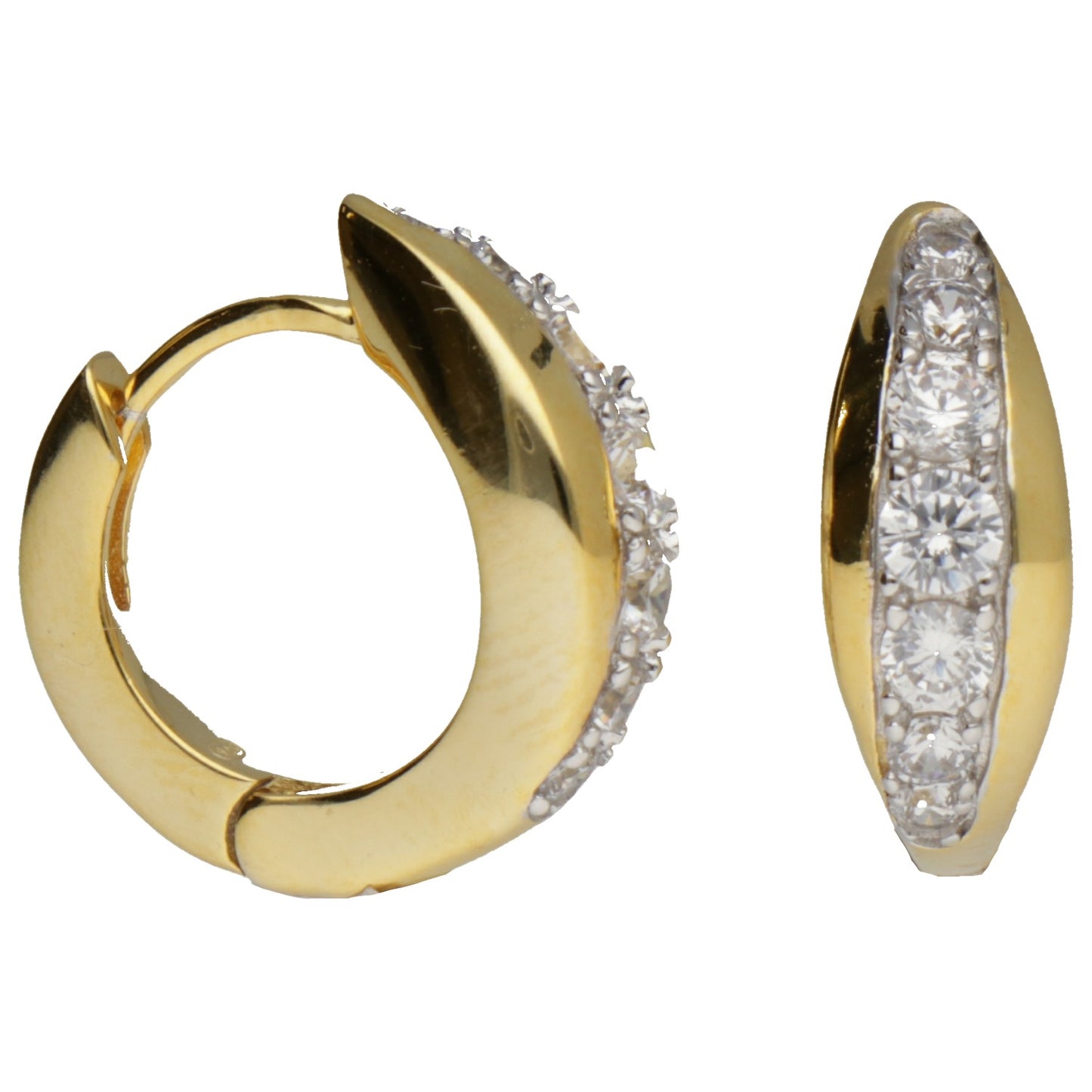 SCATTINI CON ZIRCONI CENTRALI 15MM