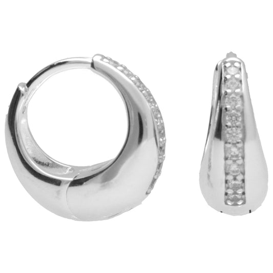 SCATTINI CON ZIRCONI CENTRALI 14MM