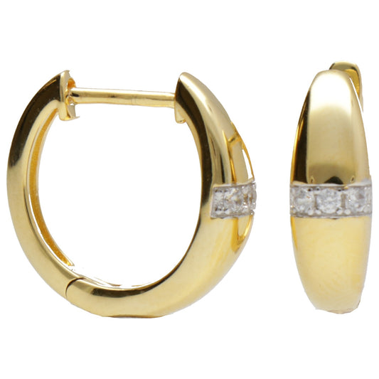 SCATTINI CON 3 ZIRCONI 16MM