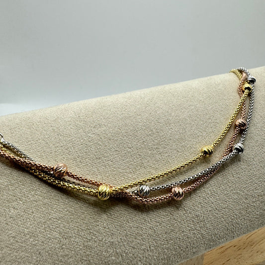 BR TRE FILI 3 SFERE DIAMANTATE