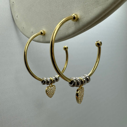 OR DODO CUORE ZIRCONI