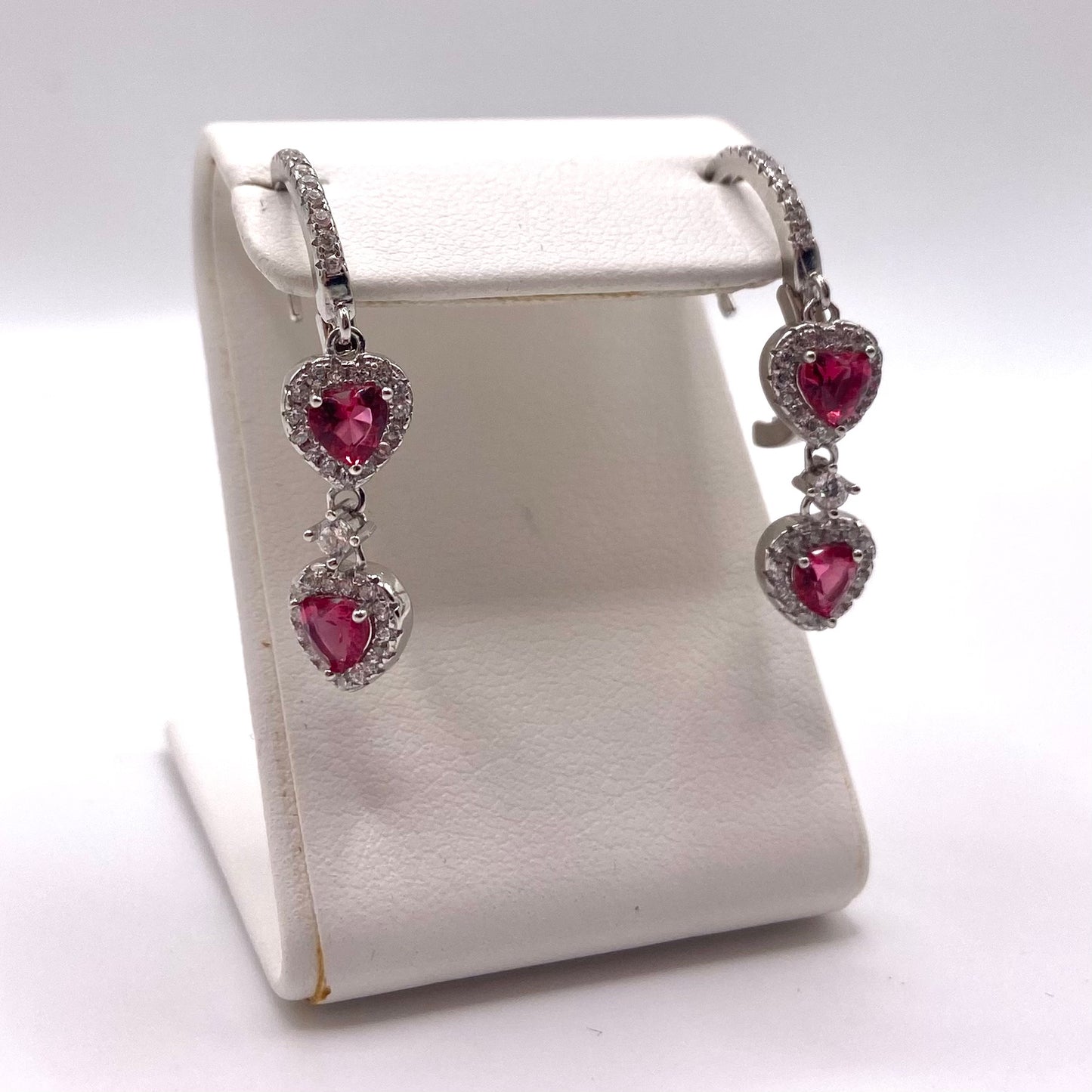 OR DOPPIO CUORE CON ZIRCONI