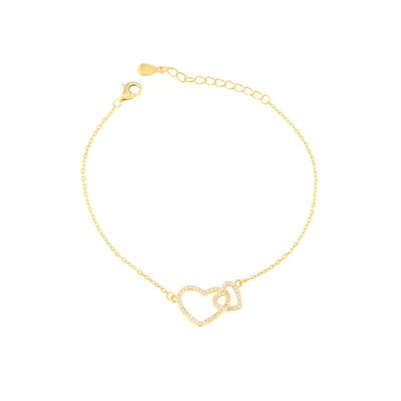 BR INTRECCIO CUORE ZIRCONI