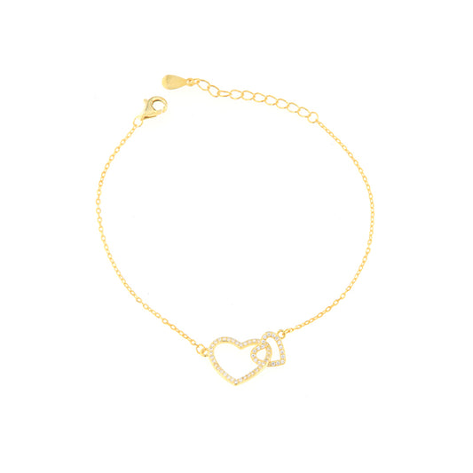 BR INTRECCIO CUORE ZIRCONI