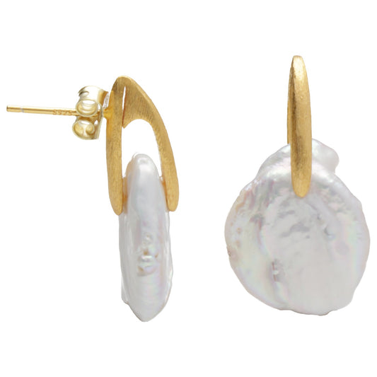 OR PERLA PENDENTE CON ELE DORATO