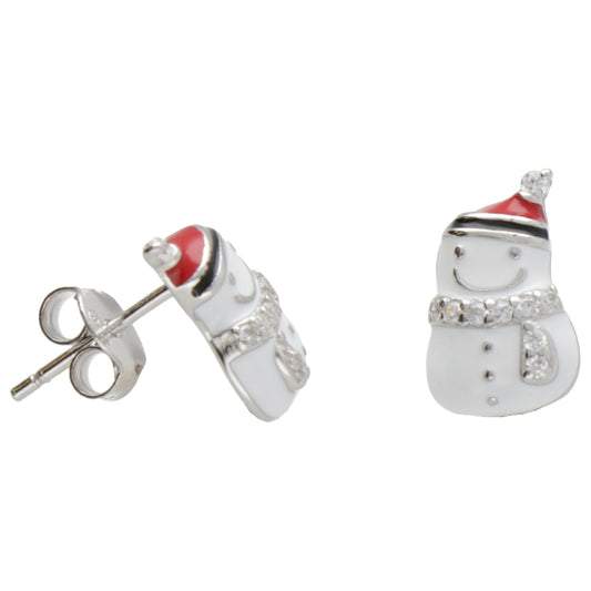 OR PUPAZZO DI NEVE SCIARPA BIANCA ZIRC