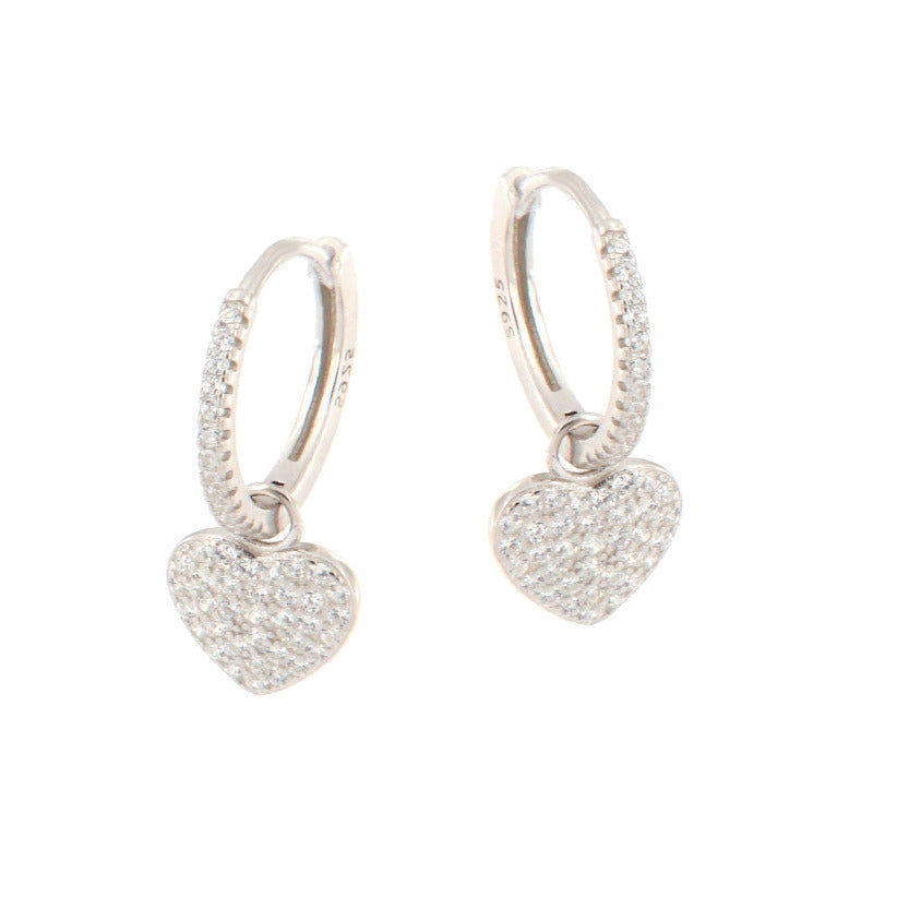 CAMP ZIRC CON CUORE ZIRC PENDENTE