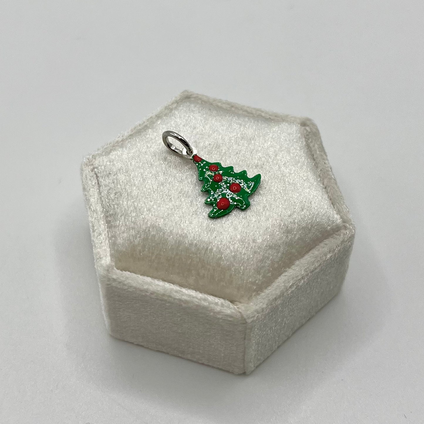 CIONDOLO ALBERO DI NATALE SMALTO