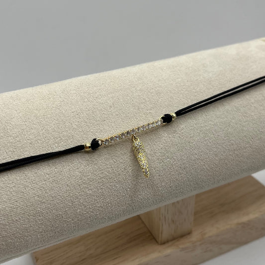 BR CORDINO ZIRC + CHARM CORNO ZIRC