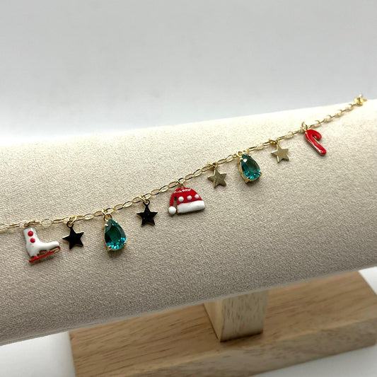 BR CHARM NATAELIZI E PIETRE VERDI