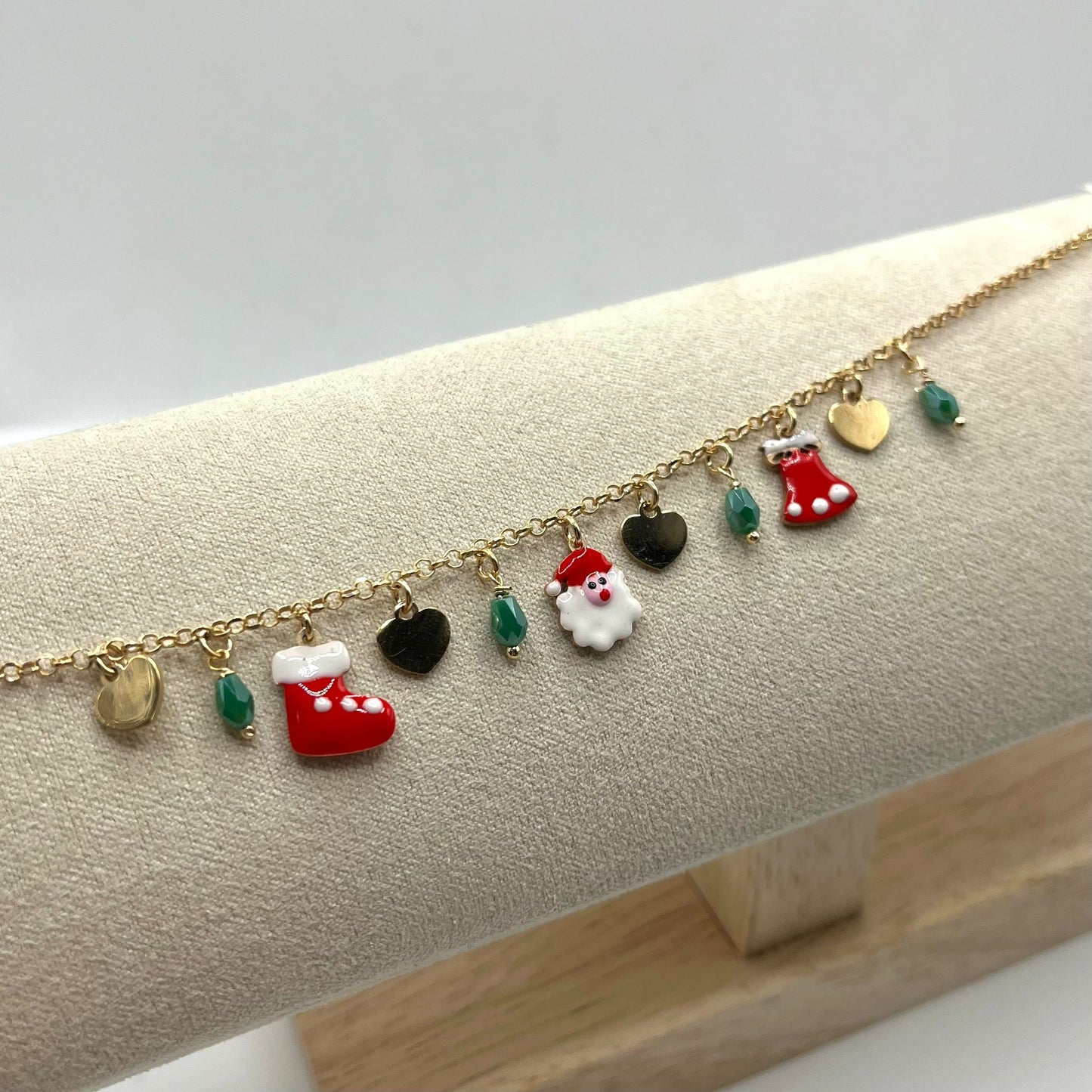 BR CHARM NATALIZI CUORI E PERLINE