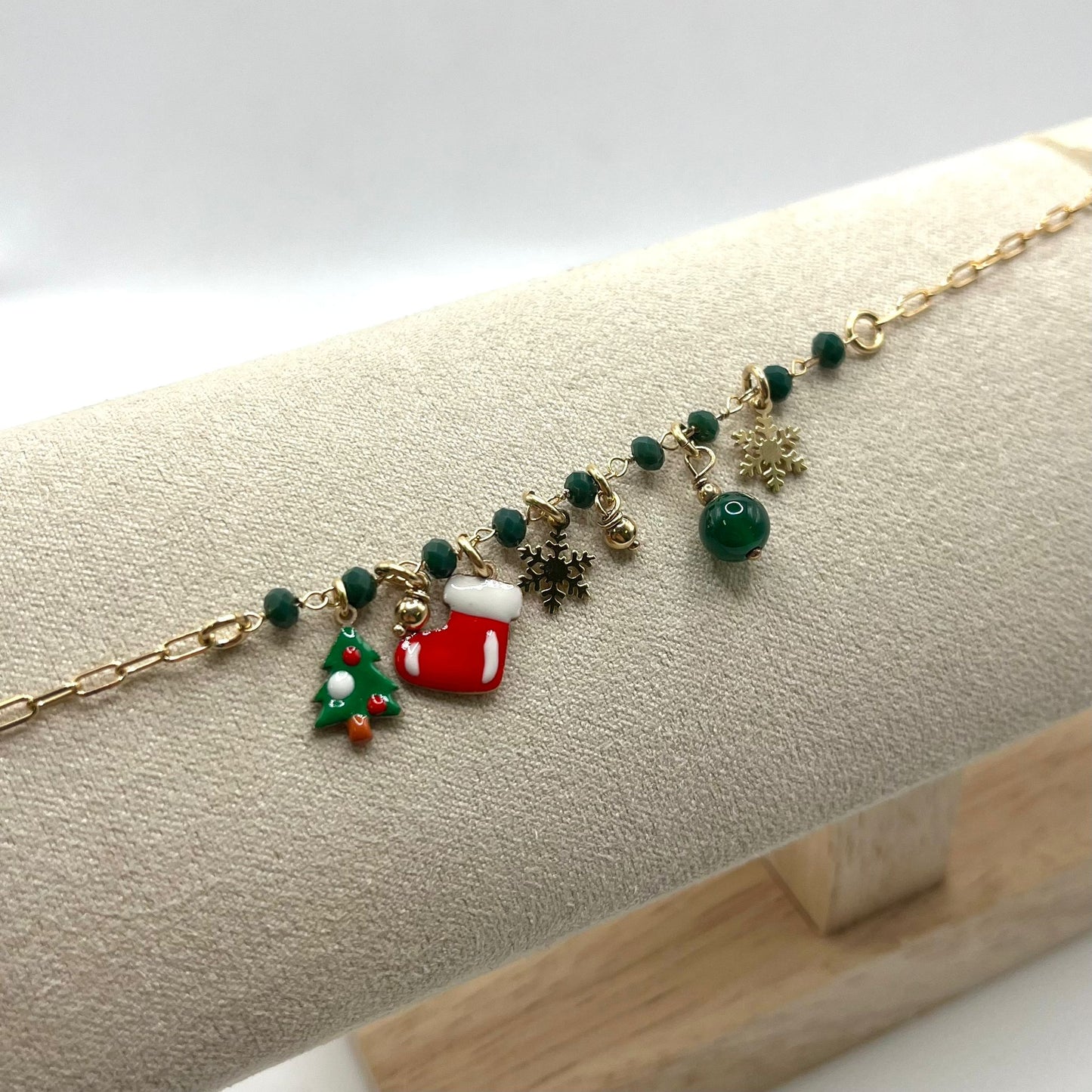 BR CHARM NATALIZI E PERLINE VERDI