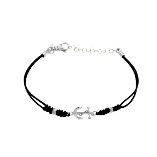 BR UOMO CORDA CON ANCORA CENTRALE