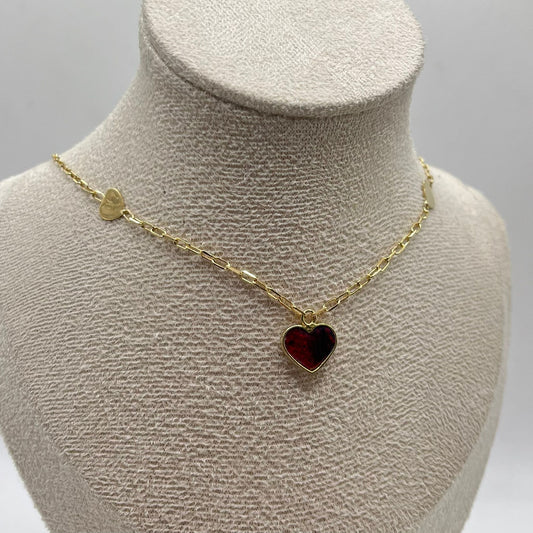 CL CUORE MADREPERLA E 2 CUORI LISCI