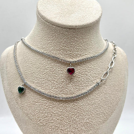 CL CATENA ZIRC + PIETRA CUORE