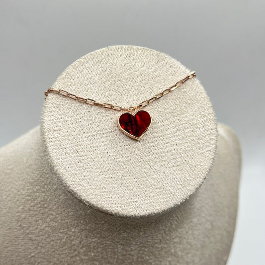 CL CUORE ROSSO MADREPERLA