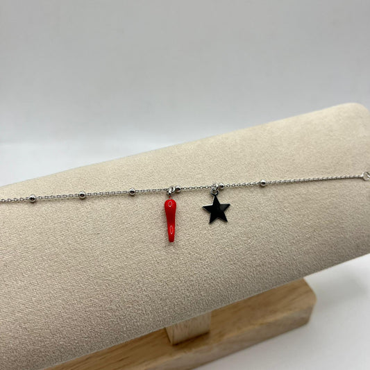 BR PALLINE CORNO E CHARM STELLA