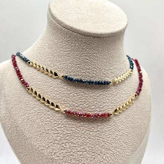 CL CON PERLE E CUORI LISCI